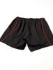 Mizuno Table Tennis Game Size Black x XS Pants, Moisture-Wicking, Quick-Drying, JTTA-Approved, Unisex, 82JB7004, Red,