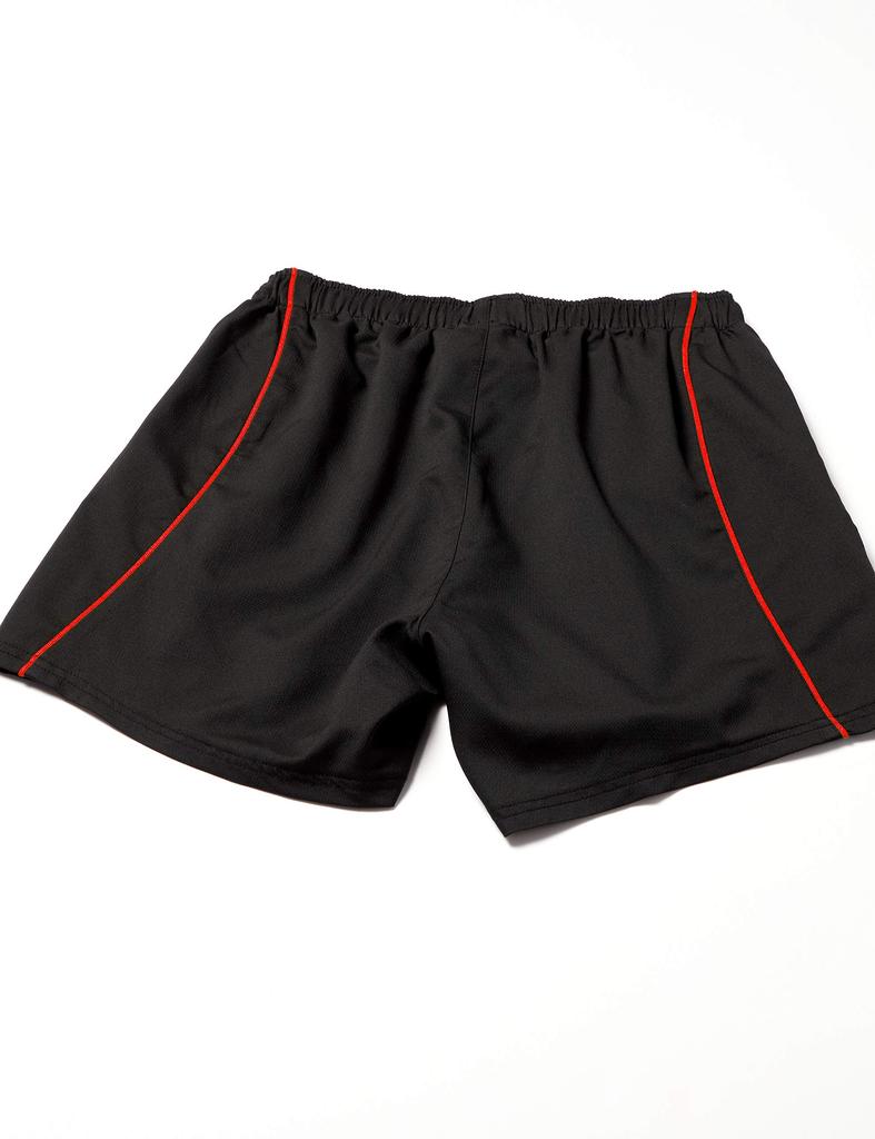 Mizuno Table Tennis Game Size Black x XS Pants, Moisture-Wicking, Quick-Drying, JTTA-Approved, Unisex, 82JB7004, Red,