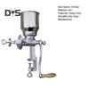 Manual Coffee Grinder Heavy Duty Hand Crank Grain Mill for Wheat Corn Pepper Cereals 3 Adjustable Grinding Sizes Removable Chamber Rust-Proof Hand