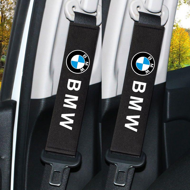 Car Seat Belt Protection Shoulder Pads Headrest Neck Pillow For BMW M F10 F20 E83 E90 E92 E93 X1 X5 X6 F30 G03 E43 E53 E63 E84