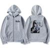Ado Graphic Printed Zipper Hoodies Autumn Winter Men Women Casual Fashion Harajuku Y2K Fleece Long Sleeve Zip-Up Hoodies