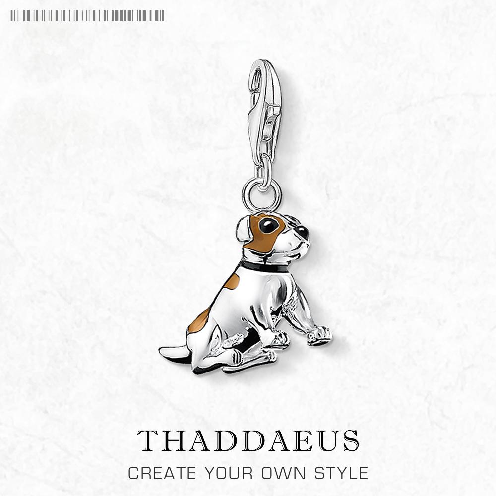 

Pendant Jack Russell Terrier Dog New Fashion Jewelry Europe 925 Silver Accessories Cute Gift For Woman Men