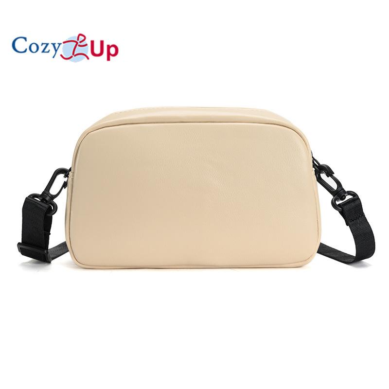 Gemütliche Damen Kameratasche Unifarbene Einzel-Schulter-Crossbody-Tasche für Damen Sandwich-Reißverschlusstasche Kleine quadratische Tasche