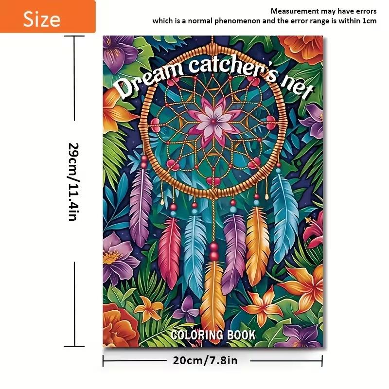 Dream Catcher A4 Coloring & Drawing Book