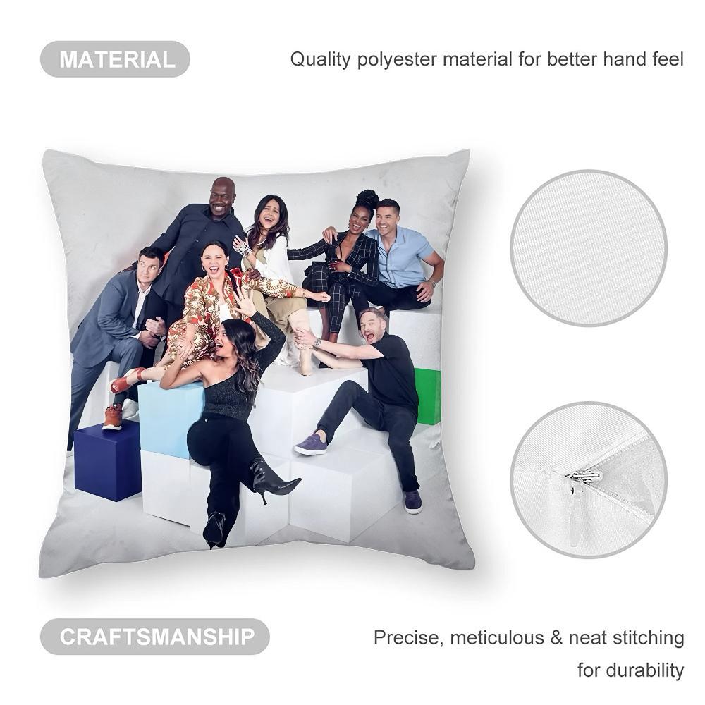 The R-Rookie L A Pillow Case 3D Print Polyester Fiber 40*40 cm Home Sofa Throw Pillow Cover Decoration Festival Gift