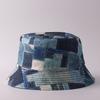 Digital printing small edge bucket hat spring and summer double-sided can wear outdoor sunshade basin hat spot