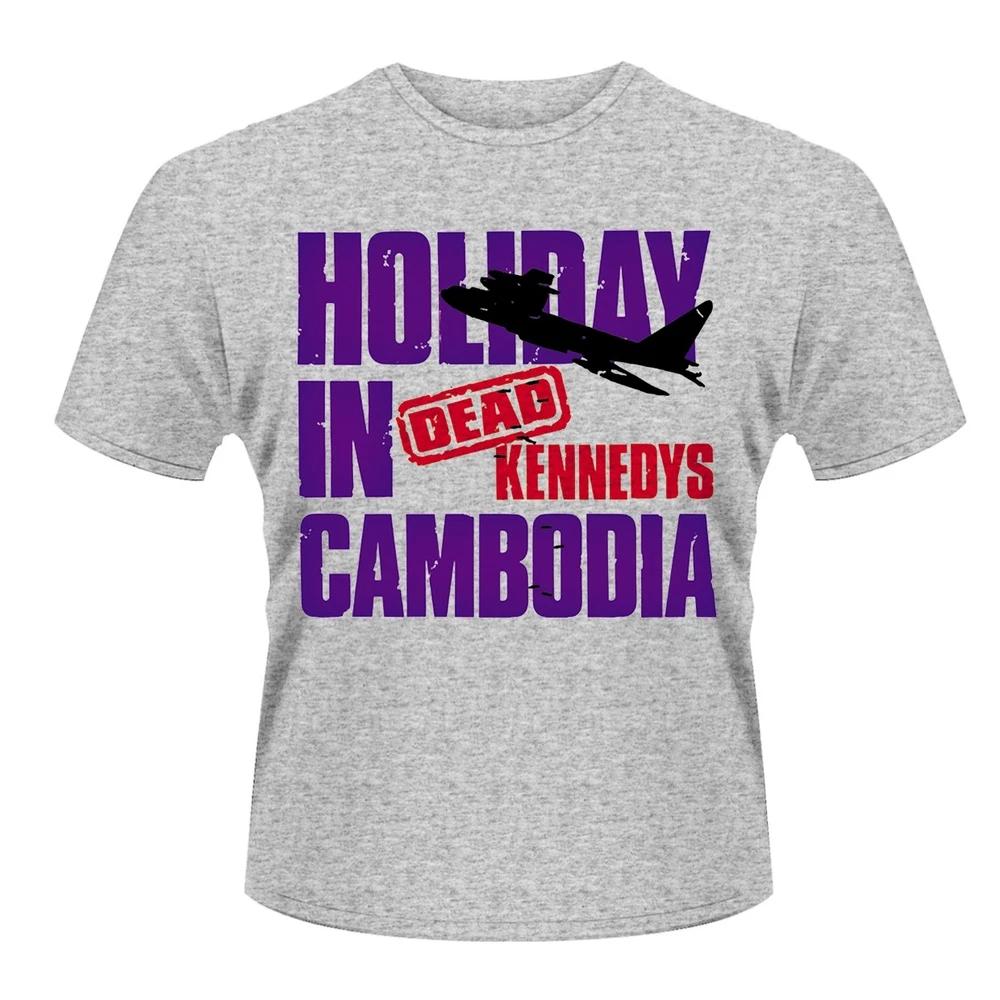 Dead Kennedys Holiday In Cambodia Grey T Shirt New 2XL