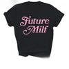 Toekomstige Milf Grappig Unisex Shirt Cadeau met Zachte Zomer Grunge Vintage Y2k Esthetiek Minimalistisch Shirt Straatmode Trendy T-shirt Top
