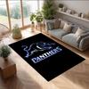 Penrith Panthers Tappeto in Velluto di Cristallo Morbido Anti?Tappetino Antiscivolo Comodo per Casa Soggiorno Camera da Letto Tappeto Decorativo