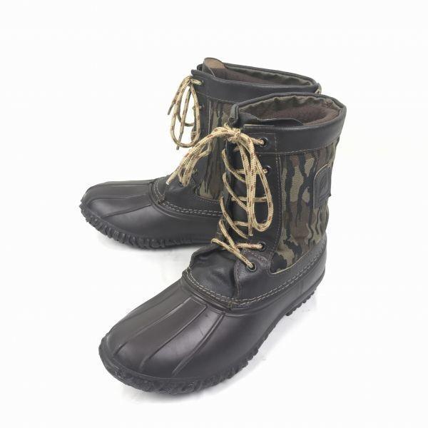 

80s-90s Vintage/USA Made/LaCrosse/Fully Waterproof Snow Boots/22.0/Brown/With Inner Lining