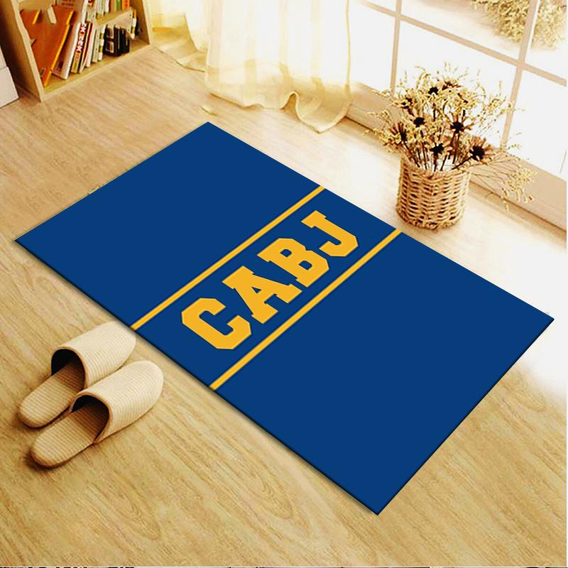 Boca Juniors Tapijt Vloerkleed voor Woonkamer Slaapkamer Huisbank Decoratie, Kinderen Spelen Antislip Vloermat