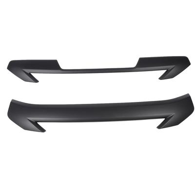 2 Pcs Front Bumper Grill Trim Matte Black Precise Match Stylish Replacement for DMax 2021 To 2024