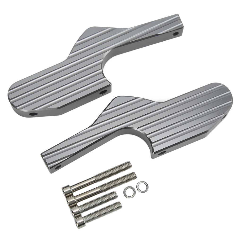 Motorcycle Extended Footpegs Footrest Extensions Replacement for Vespa GTS 300ie Super Sport