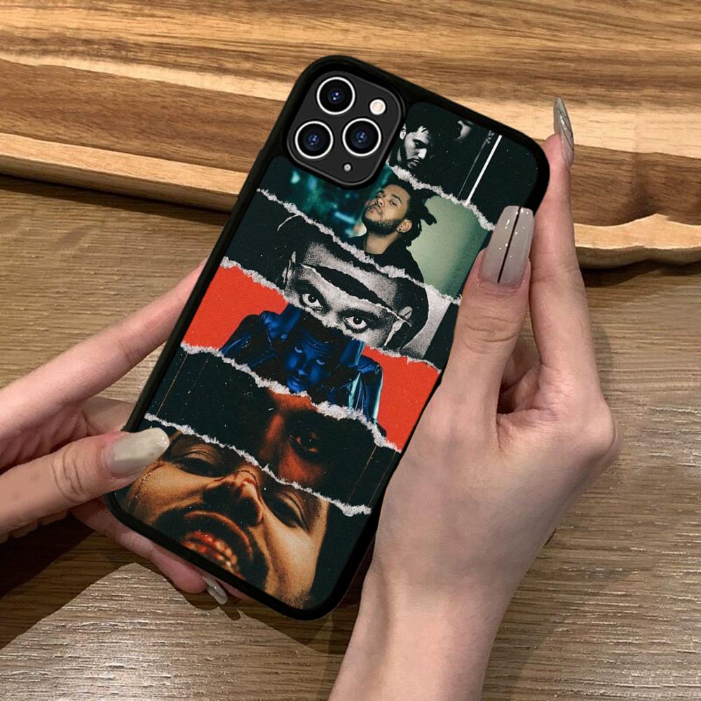 Singer The W-Weeknd Phone Case Silicone PC+TPU For For IPhone 11 12 13 14 15 16 Plus Pro Max Cover
