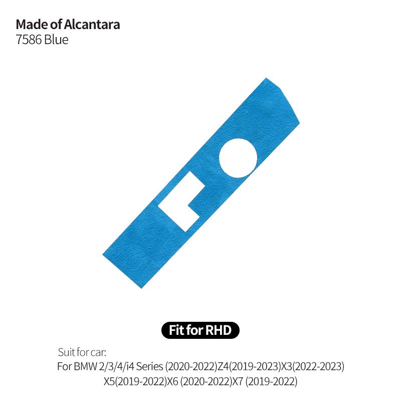 Made of Alcanrata For BMW G20 G22 G07 F44 I4 G29 X3 G01 X5 G05 G06 Gear Shifter Panel Frame Sticker Car Interior Trim Accesso