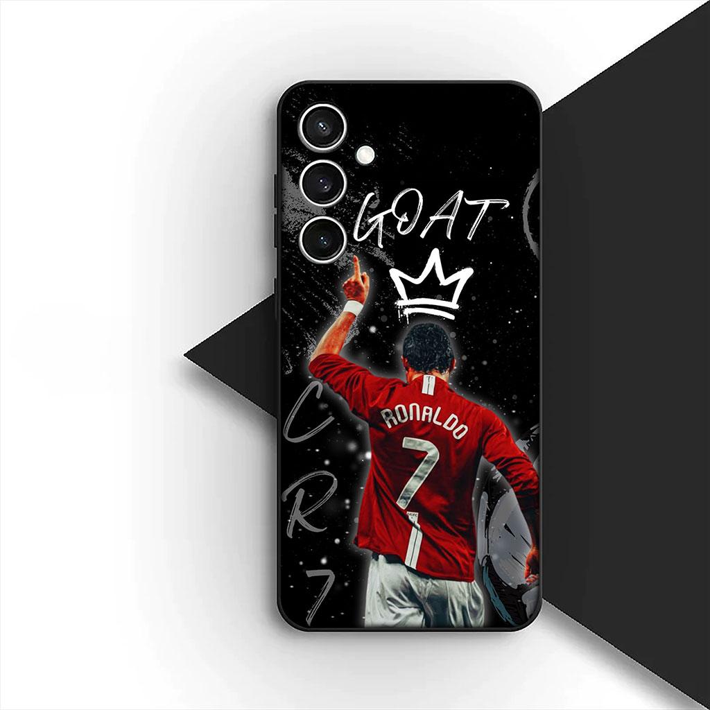 Phone Cover for Motorola Moto Edge 70 60 Fusion NEO Pro G Stylus G56 G96 G04 G05 20 Case  Soccer No7 King CR7s Football No 7