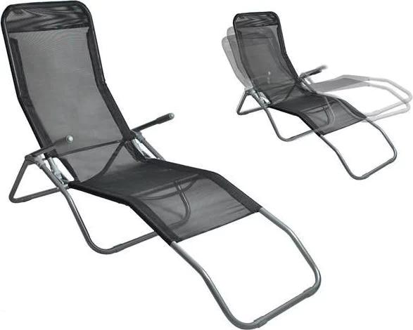 Basic Zero Gravity Deckchair Black