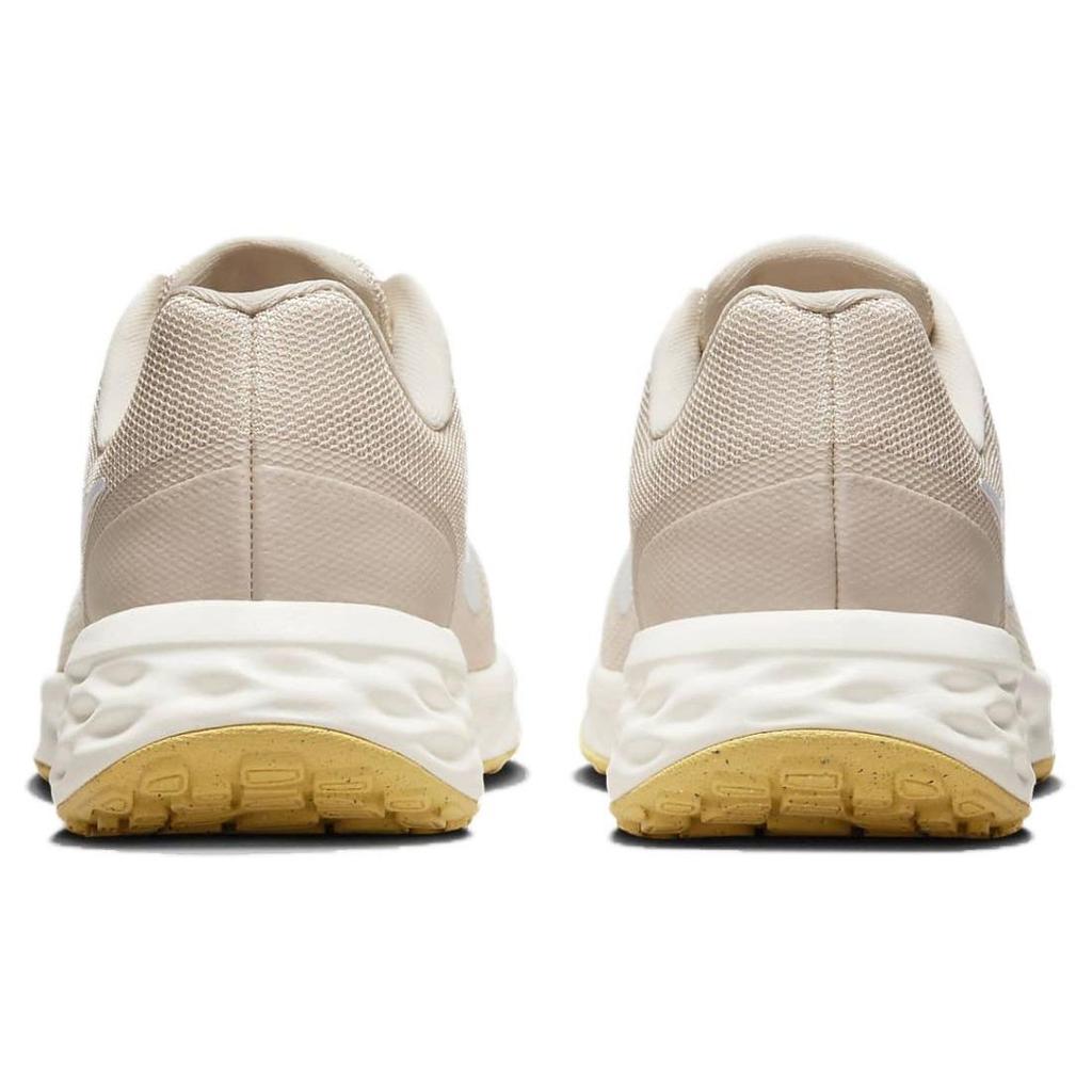 Nike Revolution 6 NN Wide Dämpfung Strapazierfähig Niedrig geschnitten Laufschuhe Damen Sneaker Beige DC9001-104