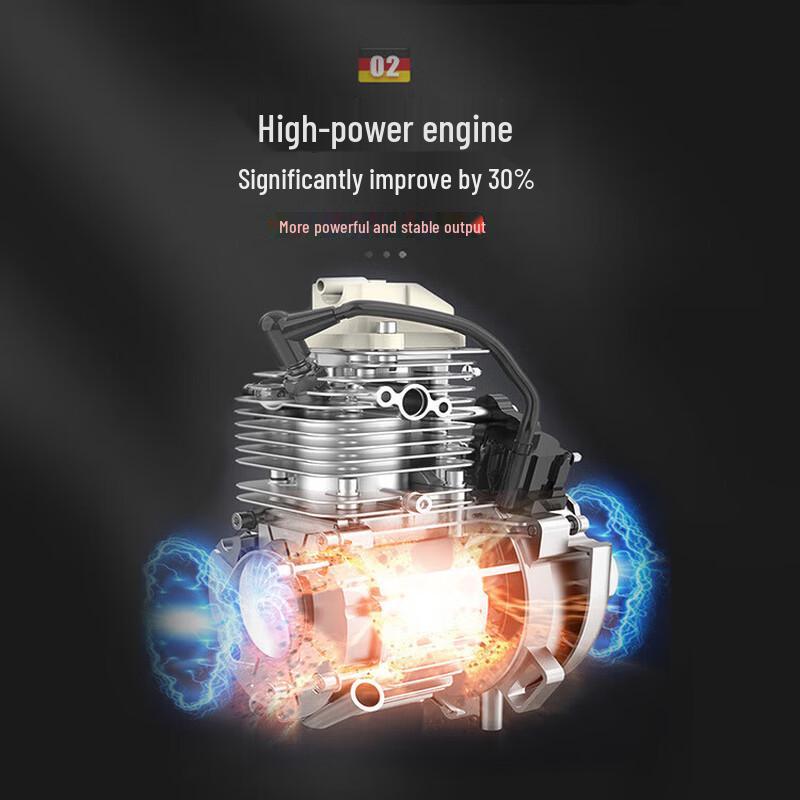 High-Power 2-Stroke Gasoline Backpack Brush Cutter & Tiller CN plug (adapter included)