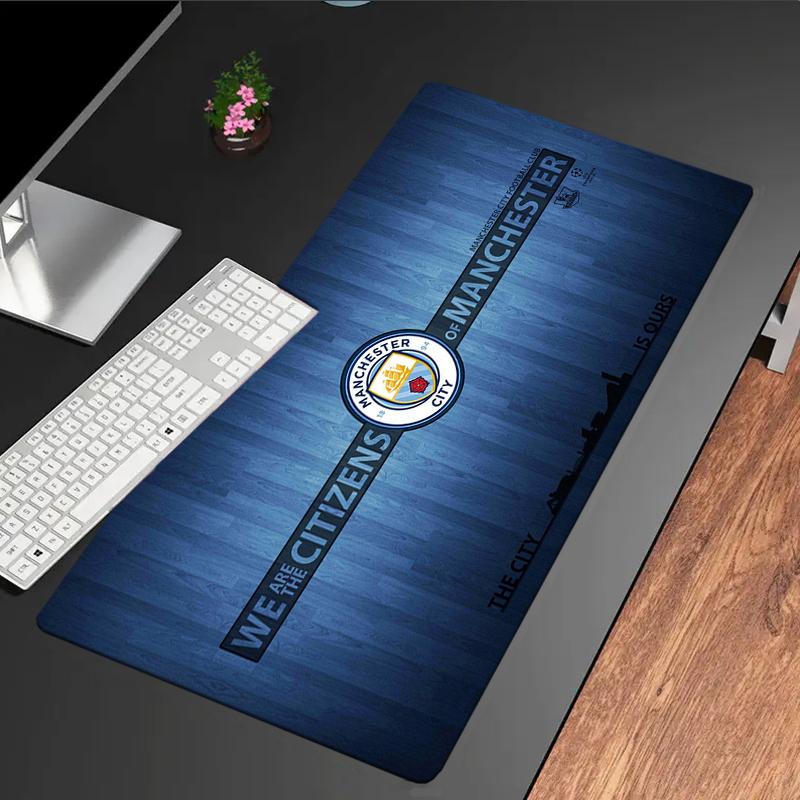 Football Manchester Crest Mouse Pad, Gaming Mouse Pad, Keyboard Pad, Desk Decor for Computer Notebook Fan Gift Birthday Gift