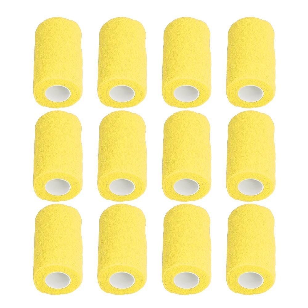 12Pcs Porous Non Woven Elastic Bandage Wrap Elastic Self Adhesive Nonwovens Wrap Animal Care