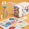 24-120 Colors Art Markers Quick-Drying Waterproof for Painting Wood Glass DIY CD Paper Kids Gift Art Stationery School Supplies