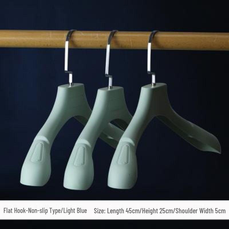 

Non-Slip Wide Shoulder Coat Hanger: Thickened Support for Hanging Clothes 10 pieces