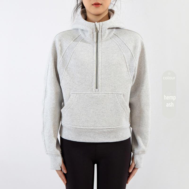 

Женская спортивная куртка с капюшоном и бархатной подкладкой Athena Lulu — плотная, теплая, ветрозащитная, для фитнеса и йоги S