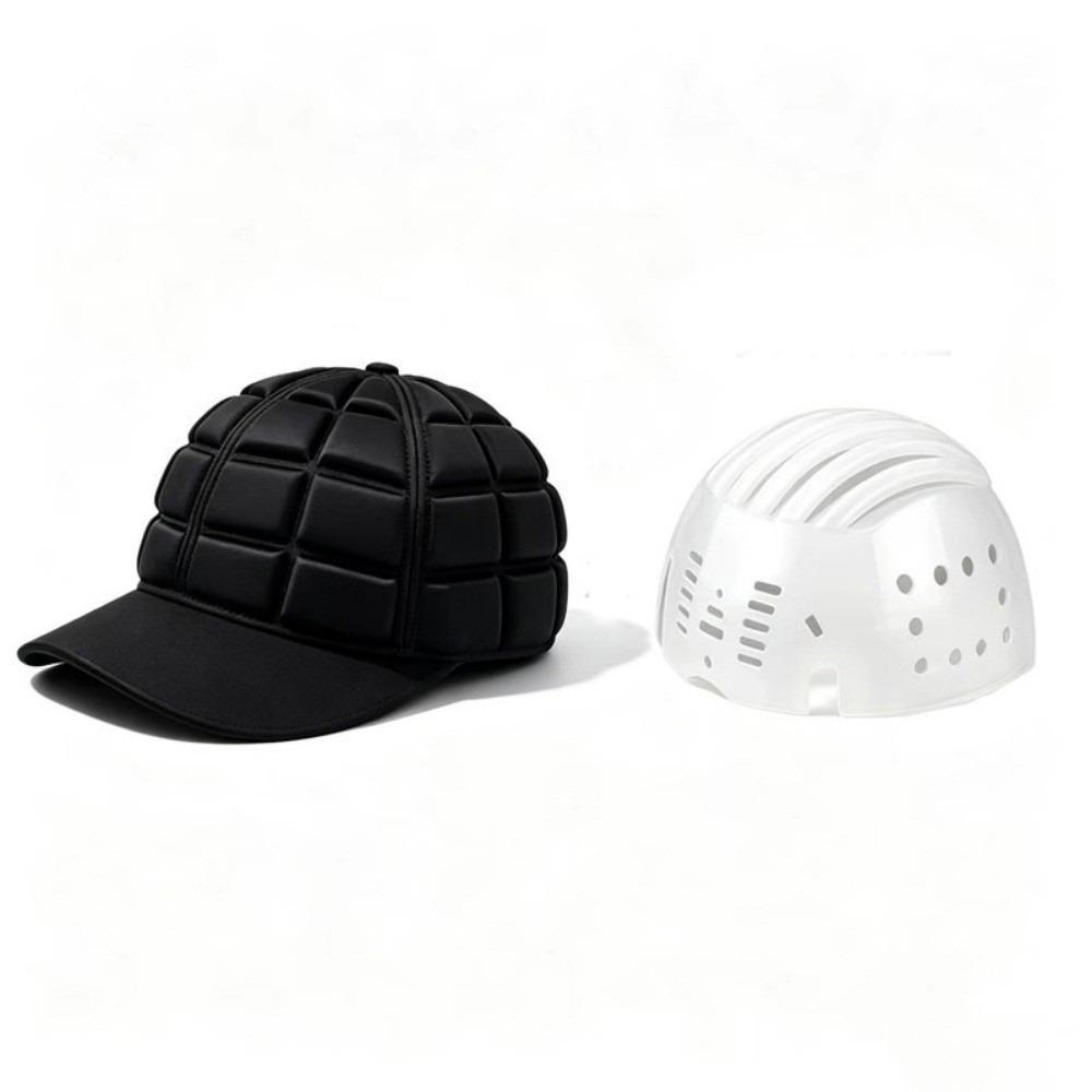 Padded Rugby Helmet Shockproof Football Helmet Hat Sports Protective Helmet Cap Outdoor