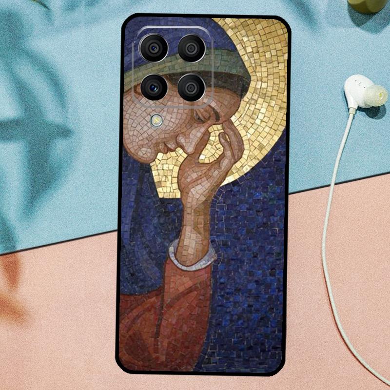 Virgin Mary For Samsung Galaxy M33 M35 M55 M15 M12 M13 M14 M34 M54 M53 M21 M31 M11 M32 M52 M06 M16 Case