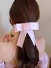 Lystrfac Large Bow Duckbill Clip Bow Hair Clips for Women Girls Back Head Top Clip Hairpin Hairgrips Elegant Hair Accessories