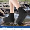 Copriscarpe in Silicone Antipioggia Impermeabili Antiscivolo - Durevoli, Riutilizzabili, Protezione Alta per Donna, Uomo e Bambini.
