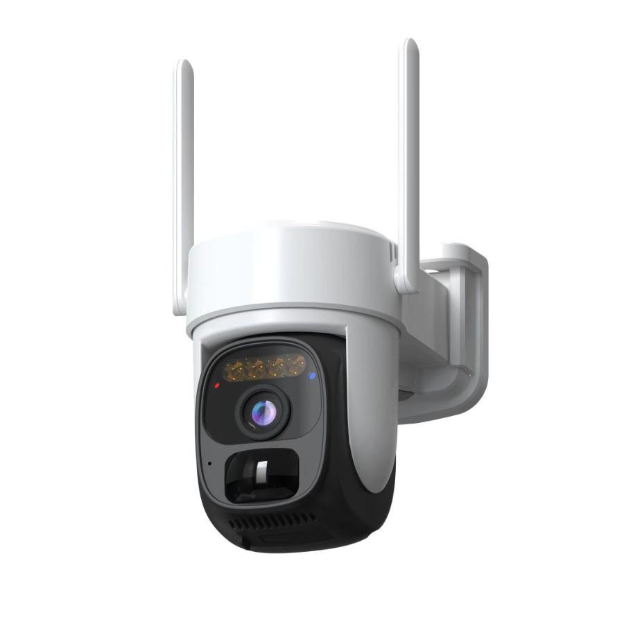 O-KAM 2K Solar-Powered Outdoor Camera: Waterproof, WiFi/4G, Night Vision, Full Color, 360° Rotation.
