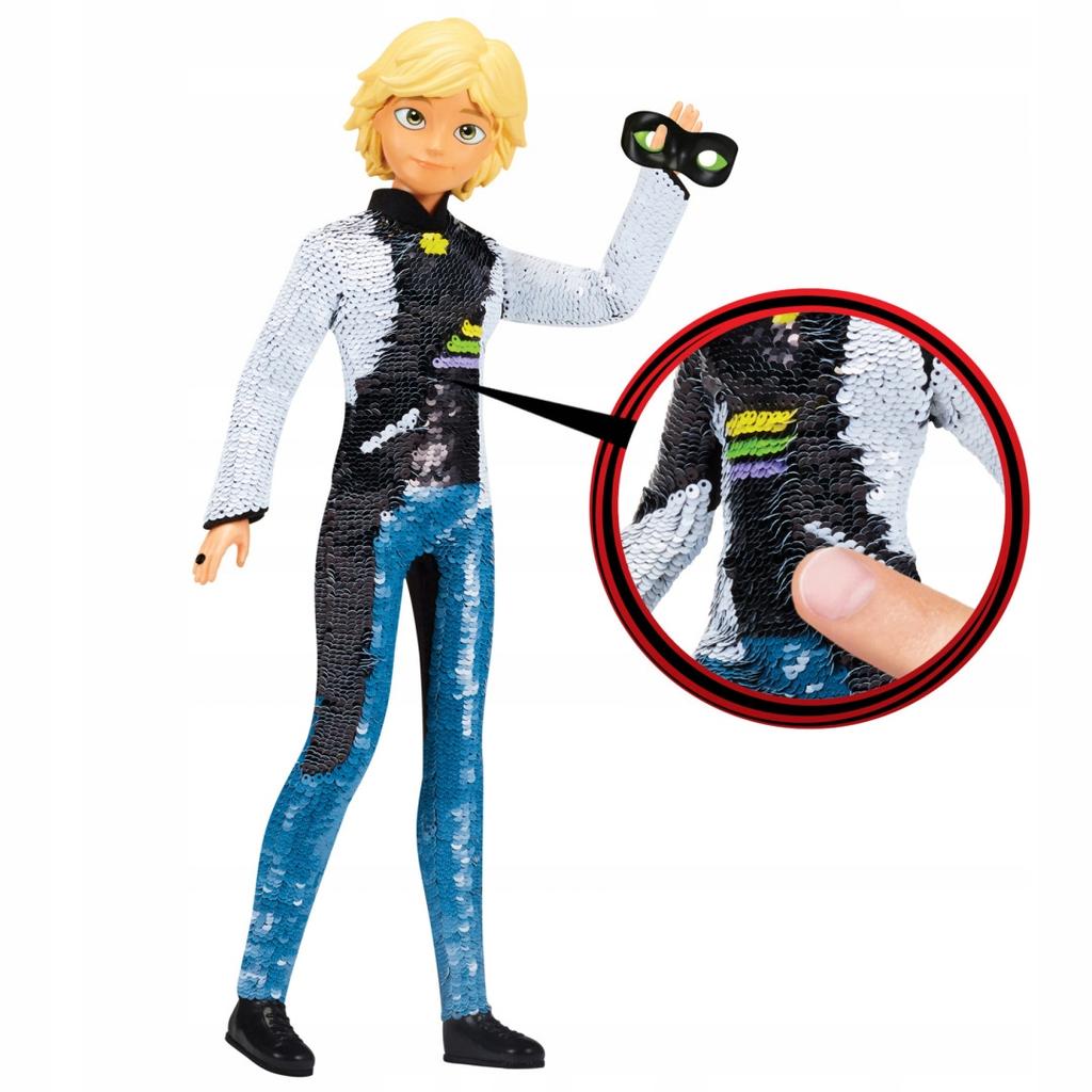 Lalka Miraculous: Biedronka I Czarny Kot Playmates Toys Adrien 26 Cm