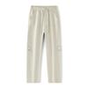 Overalls men's autumn new American retro trendy brand splicing loose wide-leg straight elastic waist casual pants