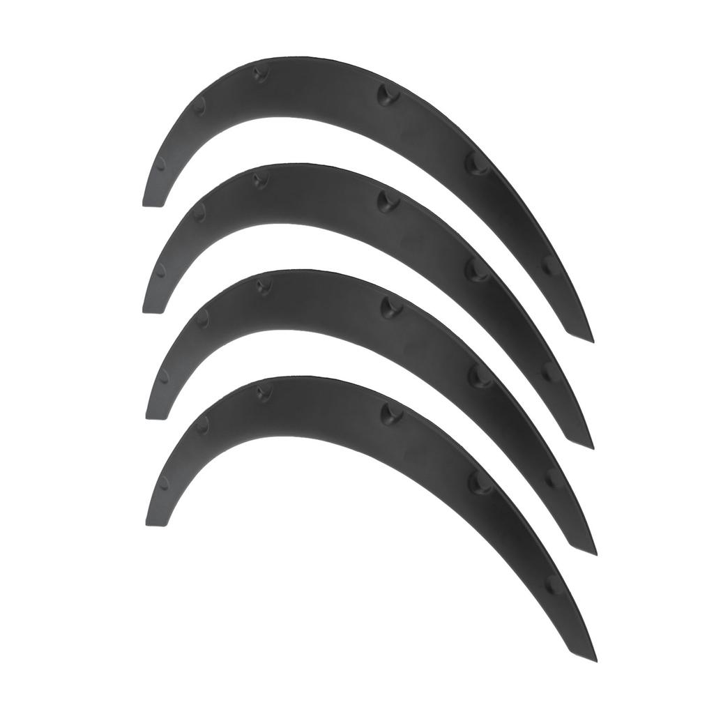 4pcs Wheel Eyebrow Protector Flexible PP Widened Decorative Wheel Arches Lips   for Car