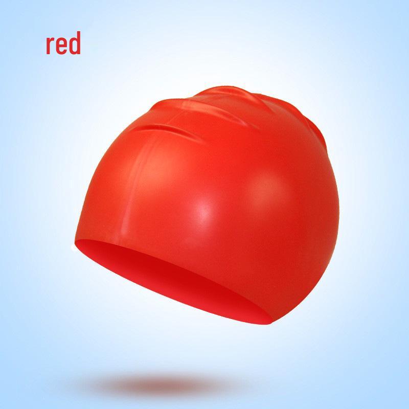 Силиконовая шапочка для плавания с твердым покрытием, 55 г, однотонная, водонепроницаемая, для защиты длинных волос, для профессионального дайвинга.