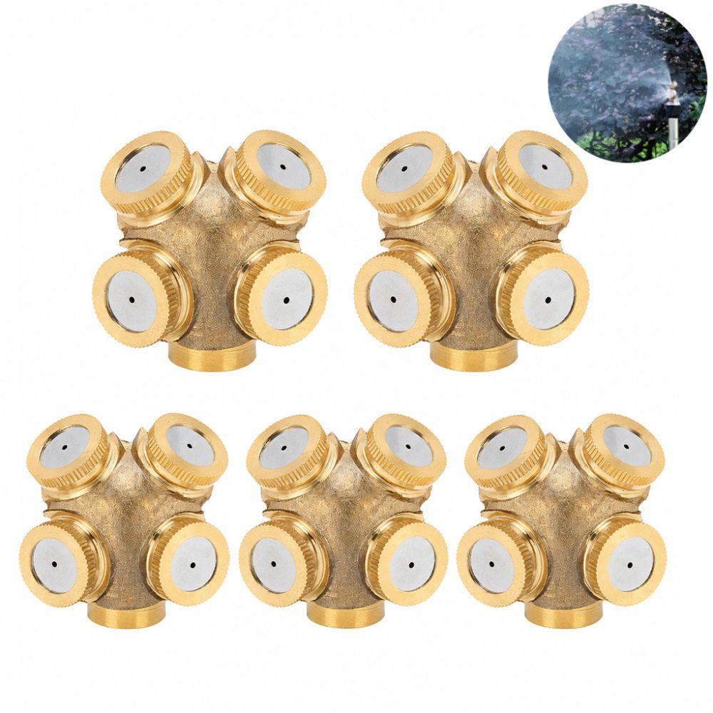 5PCS 4 Hole Misting Spray Nozzle Lawn Sprinkler Nozzle  Lawn Sprinkler Irrigation M14*1.5mm