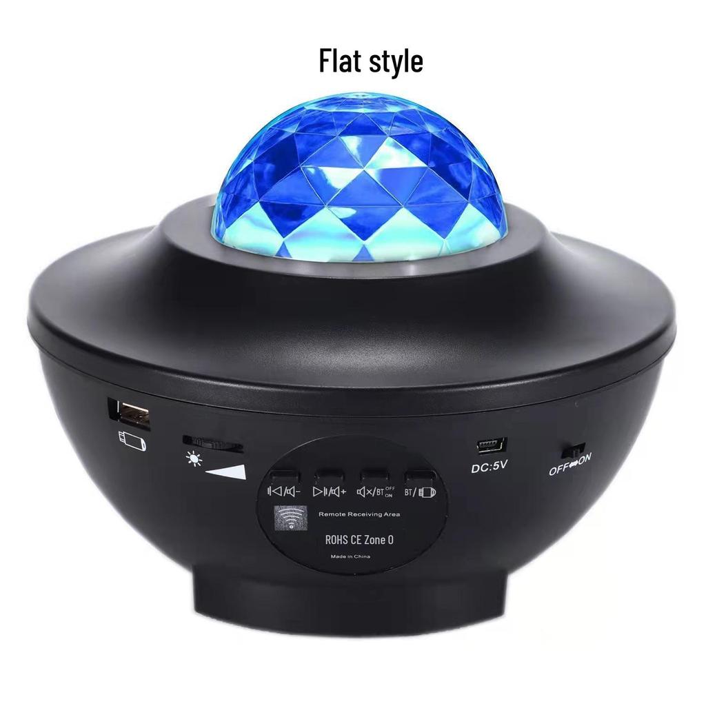 Bluetooth Starry Sky Projector Lamp with USB & Remote Control - Laser Night Light Show for Bedroom Atmosphere