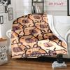 Adorable Capybara Patterns blanket Soft and comfortable Camping trip Office rest blanket Air conditioning blanket Machine washable