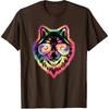 Cool Wolf Funny Wolf Lover Wildlife Men Boys Kids T-Shirt