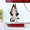 DM72#15cm Hravé a zábavné Anime Girl Vinylová samolepka na auto Vodotěsná vinylová samolepka Autodoplňky Dekor