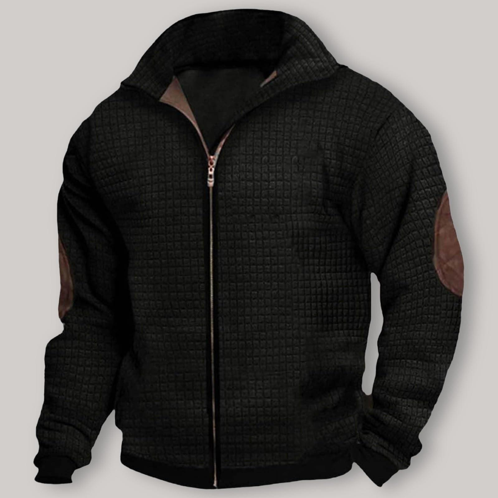 

Men s Fleece Hoodie Casual Long Sleeve 1/4 Zipper Pullover Sweatshirts XXXL чорний