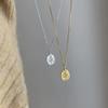 Gold French Style Necklace Silver Sweater Chain Trendy Women Necklace  Daily Life