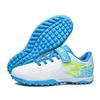 Kids TF Soccer cleats PU Fabric Rubber Sole Wearproof Boys Girls Artificial Turf Shoes