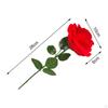 Romantische Rote Rose Blume Ringbox Verlobung Samt Antrag Valentinstag Halter