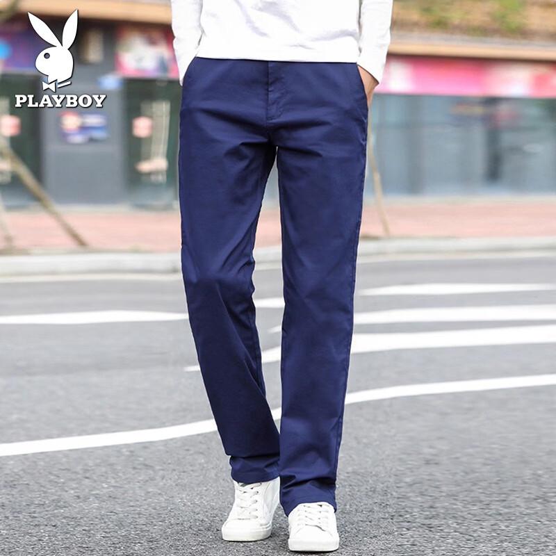 PLAYBOY Men s Business Casual Straight Fit Pants 29