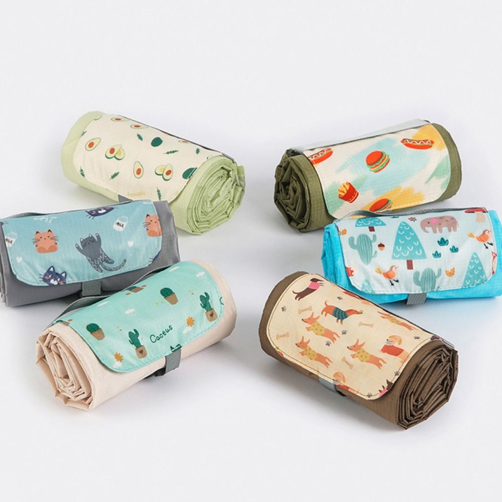 Wasserdichte Picknickmatte für den Außenbereich, Taschengöße, Mini-Strandmatte, Tragbare Picknickmatte für Reisen