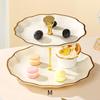 Elegant Multi-Layer Coffee Table Display Stand for Snacks, Fruits, and Desserts