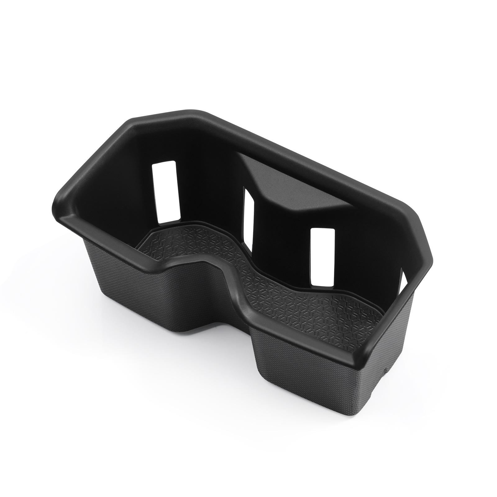 for Toyota Sequoia 2025 2025 Cup Holder Storage Tray Shock-Absorbing Central Armrest Cup Box TPE Tidying